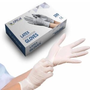 latex examination gloves