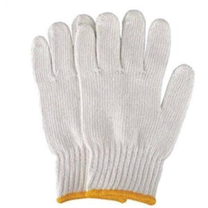 cotton knitted gloves